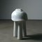 Hans Marks, French Abstract Sculpture, White Marble 1