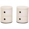 Ivory Componibili Storage Units by Anna Castelli Ferrieri for Kartell, Set of 2 1