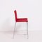 Nex Red Stools by Mario Mazzer for Poliform, Set of 2 5