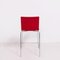 Tabourets Nex Rouge par Mario Mazzer pour Poliform, Set de 2 7