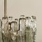 Large Three-Tiered Chrome Ice Glass Chandeliers by J. T. Kalmar, Set of 2, Image 16