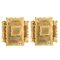 Brutalist Brass Wall Sconces by Holm Sørensen for Svend Aage Holm Sorensen, Set of 2 4