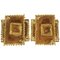 Brutalist Brass Wall Sconces by Holm Sørensen for Svend Aage Holm Sorensen, Set of 2 1