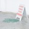 Caution Marble Floor Sign by Hans Weyers, 2015 5