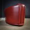 Vintage Red Leather Rocket Chair Armchair by Timothy Oultons 7