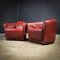 Vintage Red Leather Rocket Chair Armchair by Timothy Oultons 2