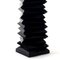 Lámpara de mesa de madera lacada en negro, Imagen 4
