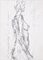 Alberto Giacometti, Annette Standing, Lithograph, 1961, Image 1