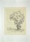 Andre Roland Brudieux, The Tree On the Sea, Etching, Mid-20th Century 1