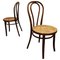 Antique Bentwood Dining Chairs, 1950s, Set of 2 1