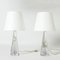 Lampes de Bureau en Verre par Vicke Lindstrand, Set de 2 1