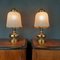 Vintage Murano Glass Night Lamps, Italy, 1980s, Set of 2 2