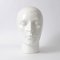 White Glazed Earthenware Head from Royal Delft, 1970s 1