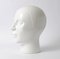 White Glazed Earthenware Head from Royal Delft, 1970s 4