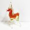 Dekoratives Vintage Pferd aus Muranoglas, 1960er 1