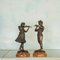 Vintage Bronze Statues, 1800s, Set of 2 2