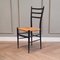 Italian Spinetto Dining Chairs from Chiavari, 1950s, Set of 4 5