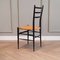 Italian Spinetto Dining Chairs from Chiavari, 1950s, Set of 4 7