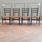 Italian Spinetto Dining Chairs from Chiavari, 1950s, Set of 4 1