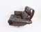 Fauteuil Style Chesterfield en Cuir Marron, Scandinavie, 1960s 13