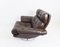 Scandinavian Chesterfield Style Brown Leather Lounge Chair, 1960s, Image 13