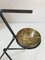 Brass Ashtray & Metal Stand, 1950s 7