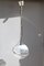 Lampada da soffitto sferica in metallo cromato e vetro di Murano di Fabio Lenci, Italia, anni '70, Immagine 6