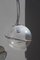Italian Chromed Metal & Murano Glass Ball Ceiling Lamp by Fabio Lenci, 1970s, Image 1