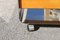 Minimalist Italian Chestnut & Steel Bar Trolley, 1970s, Image 5