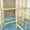 Vintage Bamboo & Glass Shelves, 1980s, Set of 2 6