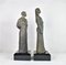 Bronze Skulpturen, Massai Paar, 20. Jahrhundert, 2er Set 12