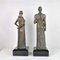 Esculturas de bronce, pareja Maasai, siglo XX. Juego de 2, Imagen 13