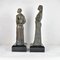 Esculturas de bronce, pareja Maasai, siglo XX. Juego de 2, Imagen 9