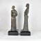 Sculptures en Bronze, Couple Massaï, 20ème Siècle, Set de 2 9