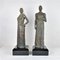 Bronze Sculptures, Maasai Couple, 20th Century, Set of 2 1
