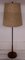 Lámpara de pie con base de teca y pantalla de lana beige, años 70, Imagen 2