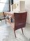 Italian Rosewood & Blue Ceramic Tile Sideboard with Red Lacquered Glass Top, 1950s, Image 10