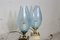 Lampes de Bureau Bleues de Rougier, 1970s, Set de 2 12