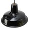 Mid-Century Belgian Industrial Black Enamel Ceiling Lamp by Reluma 2