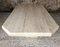 Large Vintage Travertine Low Table, Image 4