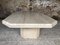 Large Vintage Travertine Low Table 15