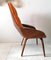 Grand Fauteuil Sculptural en Contreplaqué & Soie Orange de Plycraft, Etats-Unis, 1960s 3