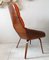 Großer Amerikanischer Sessel aus Schichtholz & Oranger Seide von Plycraft, 1960er 6