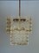 Large Gilded Brass & Crystal Pendant from Palwa, 1960s, Immagine 1