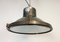 Industrielle Deckenlampe aus Aluminium & Glas, 1960er 8