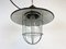 Kleine industrielle Deckenlampe, 1960er 4