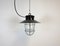 Small Industrial Factory Ceiling Lamp, 1960s, Image 1