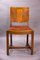 Art Deco English Oak & Leather Dining Chairs, 1930s, Set of 4, Image 3