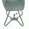 Gray Fiberglass & Metal Dining Chair by Miroslav Navratil for Vertex, 1960s 12
