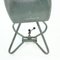 Gray Fiberglass & Metal Dining Chair by Miroslav Navratil for Vertex, 1960s, Image 12